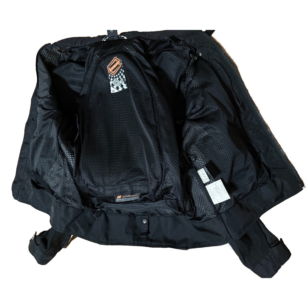 SHIFT Rise Against Motorcycle Riding Padded Jacket Sporty SZ Medium Adjustable - Picture 3 of 16
